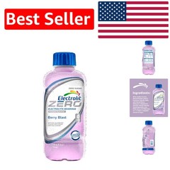 Zero Electrolyte Beverage – Berry Blast – 21 Fl Oz, 12 Pack for Instant Hydra…