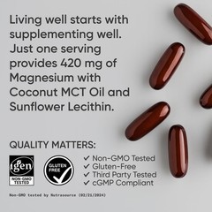 Magnesium Oxide 420mg (90 softgels)