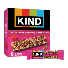 KIND Healthy Snacks Bars, Dark Chocolate Raspberry 1 Count (Pack of 6)