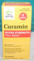 Terry Naturally Curamin Extra Strength Pain Relief 120 tablets EXP 2027+