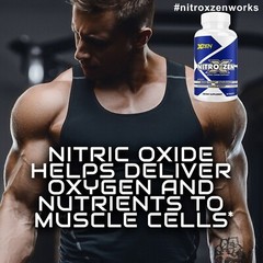 Nitric Oxide Booster Supplement Supports Blood Flow Pre Workout 2210 mg 90 pills