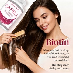 Capell Hair Health Supplement – Hair Follicle & Growth Support,Reduces Breakage