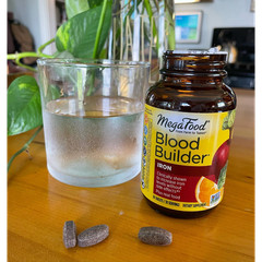 MegaFood Blood Builder Vegan Iron Supplement Tablet