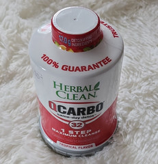 Herbal Clean QCarbo32 Detox Drink Maximum Cleanse Tropical Flavor 32 fl oz