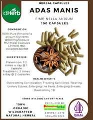100-800 Capsules Pure 100% Aniseed Pimpinella Anisum Anise Herb Non-GMO