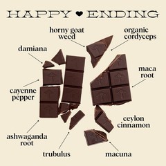 Alice Mushrooms Happy Ending Mushroom Dietary Supplement Chocolates – 8ct