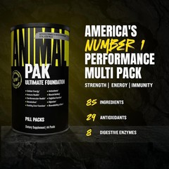 Animal Pak – Convenient Multivitamin for Men & Women Daily All-in-One 44 Count