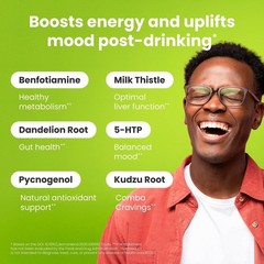 Nomoredrinks anti Alcohol Craving Supplement | Liver Detox & Combat Cravings | E