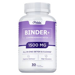 Binder Detox – Activated Carbon,Zeolite – Liver Detox & Cleanse,Digestive Health
