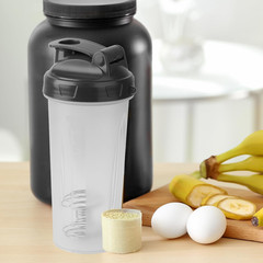– Protein Shaker Bottles, 2 Pack, 28 Oz, Shaker Bottles with Leak-Proof Flip-Top