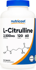 L-Citrulline 2500Mg per Serving, 60 Servings, 1250Mg per Tablet, 120