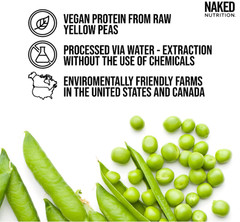 NAKED Shake Vegan Protein Powder, Strawberry Banana, 30 Servings