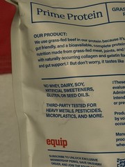 equip Prime Protein Grass-Fed Beef Isolate Powder Strawberry 1.70 lb