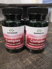 2 Pack Swanson Ultra Resveratrol Higher-Potency, 30 Capsules Exp 06/2027