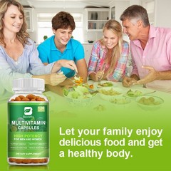 Unisex Multivitamin Capsules- Daily Immune Support with Vitamins & Minerals