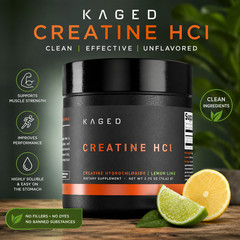 Creatine HCl, Lemon Lime, 2.7 oz (76.42 g) EXP.DATE 09/2028