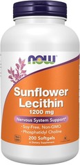 Sunflower Lecithin 1200 mg with Phosphatidyl Choline, 200 Count