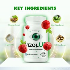 VizolUP Capsules – Vizol Up Natural Eye Health Support Formula 60ct