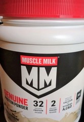 Muscle Milk Genuine Protein Powder Vanilla Creme High Protein 32g 30.9 oz