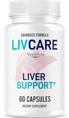 LivCare Liver Health Support Supplement Capsules Detox Natural 1 Pack 60Ct
