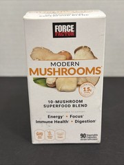 Force Factor Modern Mushrooms Capsules, Exp. 01/2029 FRESH! Free Shipping