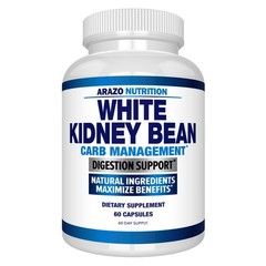 Arazo Nutrition White Kidney Bean Extract – 100% Pure 60 Count (Pack of 1)