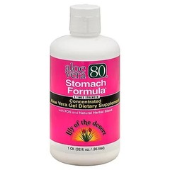 Lily of the Desert Aloe Vera 80 Stomach Formula 32 fl.oz (Pack of 2)