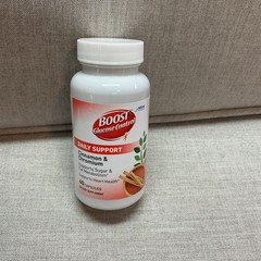 BOOST Glucose Control Daily Support 60 Capsules Cinnamon & Chromium Exp. 01/2027