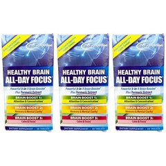 Applied Nutrition Healthy Brain All-Day Focus 50 Tablets Lot of 3