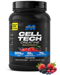 MuscleTech Creatine Monohydrate Powder Cell-Tech 3 Pound (Pack of 1), White