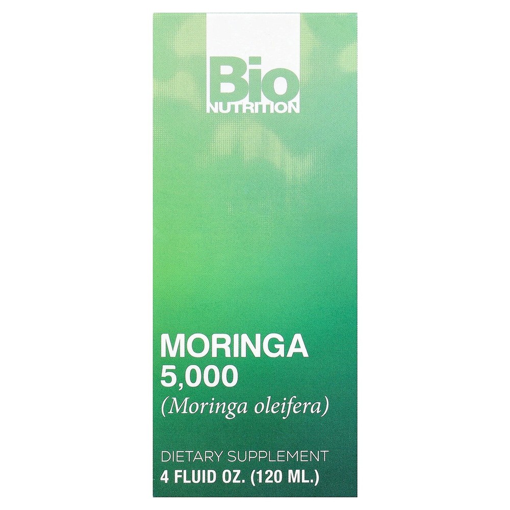 2 X Bio Nutrition, Moringa 5,000, 4 fl oz (120 ml)