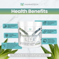 Mannatech Ambrotose Life 100g Immune Support Dietary Supplement Powder