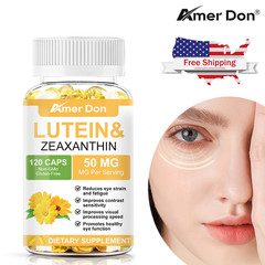 Lutein and Zeaxanthin 50 mg | 120 Softgels | Eye Health Vitamins | Vision Health