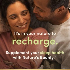 Nature’s Bounty Melatonin, 100% Drug Free Sleep Aid, 90 Count (Pack of 1)