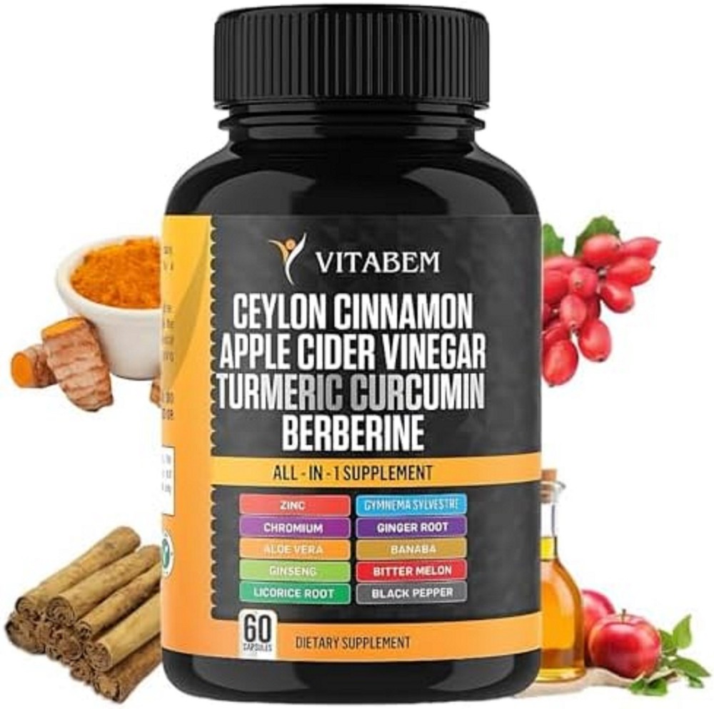 Ceylon Cinnamon Capsules 3000mg Turmeric 3000mg Apple Cider Vinegar 3000 mg Gins