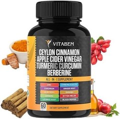 Ceylon Cinnamon Capsules 3000mg Turmeric 3000mg Apple Cider Vinegar 3000 mg Gins