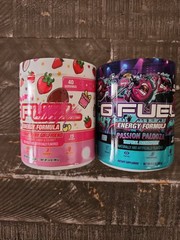 Gfuel Tub Lot of 2 Strawberry Girlfriend & Passion Palooza Brand New Sealed Fuel