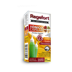 Skafe – Regefort – Kit Tonico Capilar 3 em 1 (2 x 20Ml) – (Tonic Set 2x 0.7FlOz)