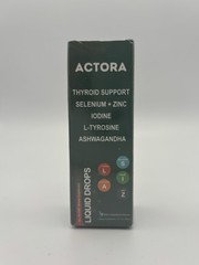 Actora Thyroid Support Liquid Drops L-Tyrosine Ashwagandha 2oz EXP 9/27