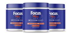 Focus Max Powder for Cognitive Function Memory & Focus 3 Bottles 90 Servings