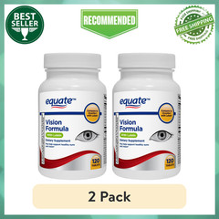 Equate Vision Formula with Lutein, Eye health and vision support Tablets 240 Ct