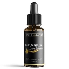 Cherry Liquid Wellness Drops Biotin Collagen MSM Daily Hair Skin Nail Support