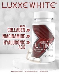 Luxxe White Enhanced Glutathione 500mg Glutathione per Capsule, 60 ct
