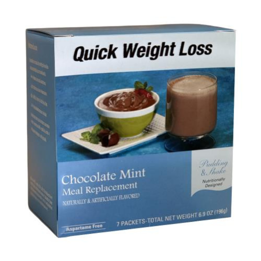 single unit Chocolate Mint Pudding & Shake