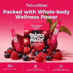 NEWELLME Super Red Food Powder, Supports Blood Pressure, Benefits Leg Veins, Hea