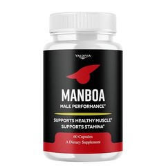 Manboa Men Daily Wellness Energy Support Supplement Capsules 1 Pack 60Ct