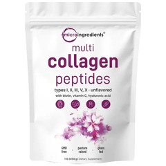 3PK Ingredients Micro I Peptides Collagen Ground 16oz Type Multi III II V X