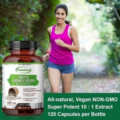 White Kidney Bean Extract – Carb Blocker Weight Loss Fat Burner Appetite Control