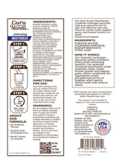GuruNanda Teeth Whitening Dual Barrel Oxyburst 20 Fl Oz (Pack of 1), White