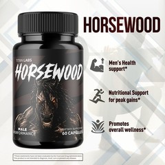 (1 Pack) Horsewood Advanced Male Health Support Formula Horse Wood 60 Capsules